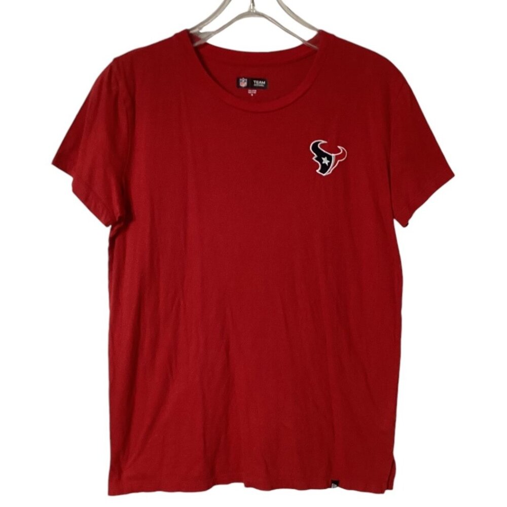 New Era NFL Team Apparel Houston Texans Red T-Shirt Women's Medium